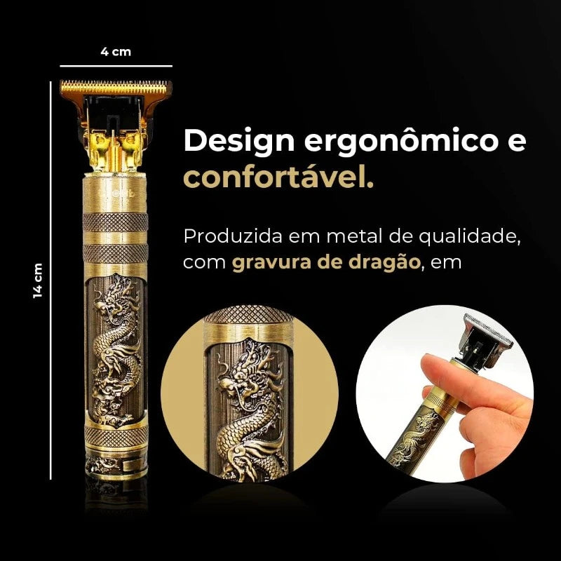 Maquina Maquininha De Cortar Cabelo Barbeador Elétrico Profissional